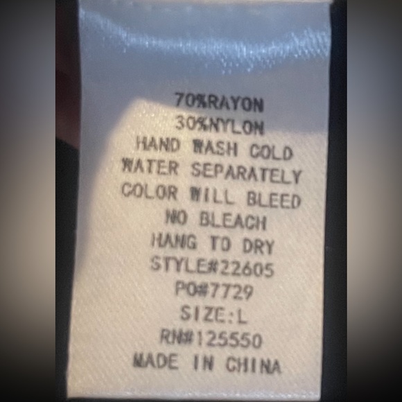 Black long sleeve midi dress - Picture 13 of 13